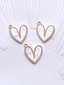 10个/20个/50个/100个随机混装合金桃心爱心吊坠 DIY饰品制作配件 - 心形 - 查看 10