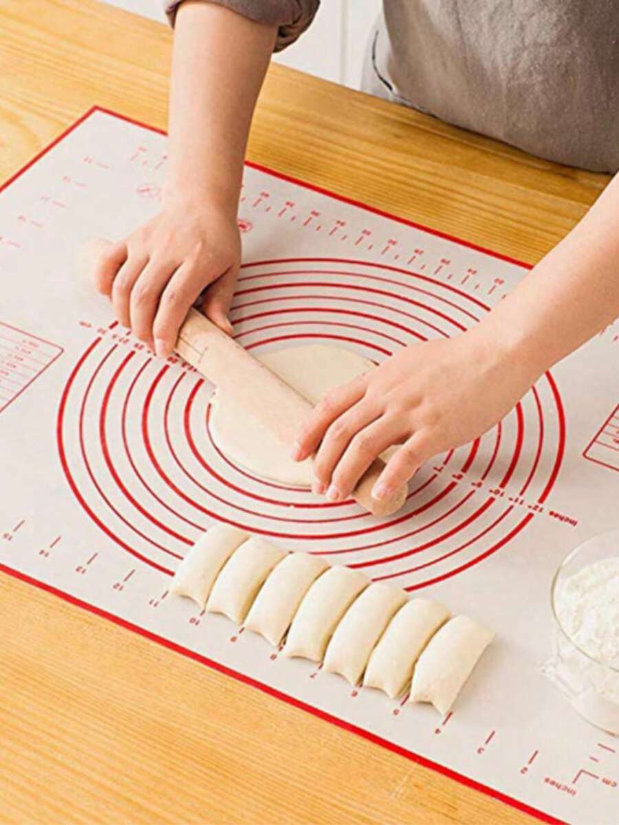 Thảm nướng chống dính bằng silicon, thảm cán bột dùng cho các dụng cụ làm bánh tự chế. - Nhiều màu - Xem 1