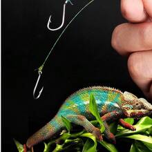 Línea de pesca de nailon camuflada invisible de 120m/300m/500m/131yd con 3 colores, línea de monofilamento de nailon resistente a la abrasión para pesca de carpas | Verde musgo, ideal para el Día de la Madre, el Día del Padre, Pascua - Multicolor - Ver 2
