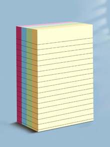 1 confezione da 200 foglietti adesivi colorati, penna evidenziatore portatile per scrivere sui foglietti adesivi. Foglietti adesivi multicolore, facili da attaccare e autoadesivi. Adatti per uffici, case, scuole, ecc. È una scelta ideale per gli assistenti d'ufficio. - Tagli Unica - Visualizzare 10