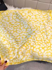 1pc Leopard Print Square Scarf All Season Wraps Suitable For Daily Outings Travel Wedding Party Bandana Suitable For Casualwear, Headband, Headwrap, Outdoor Sun Protection Accessory To Complement Your Style,Beach,Holiday - Multicolor - View 4