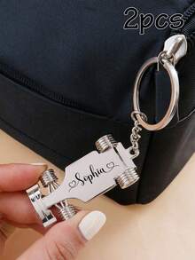 Custom Racing Car Style Keychain, Personalized Car Keychain Key Chain Keychains, Customized Name Metal Car Keyring Accessory, Customizable Unique Auto Lover Gift, Perfect For Father's Day Gift, Birthday Gift, Daily Carry, Car Accessories, Gift For Him Her Couples Friends - Style B - View 10