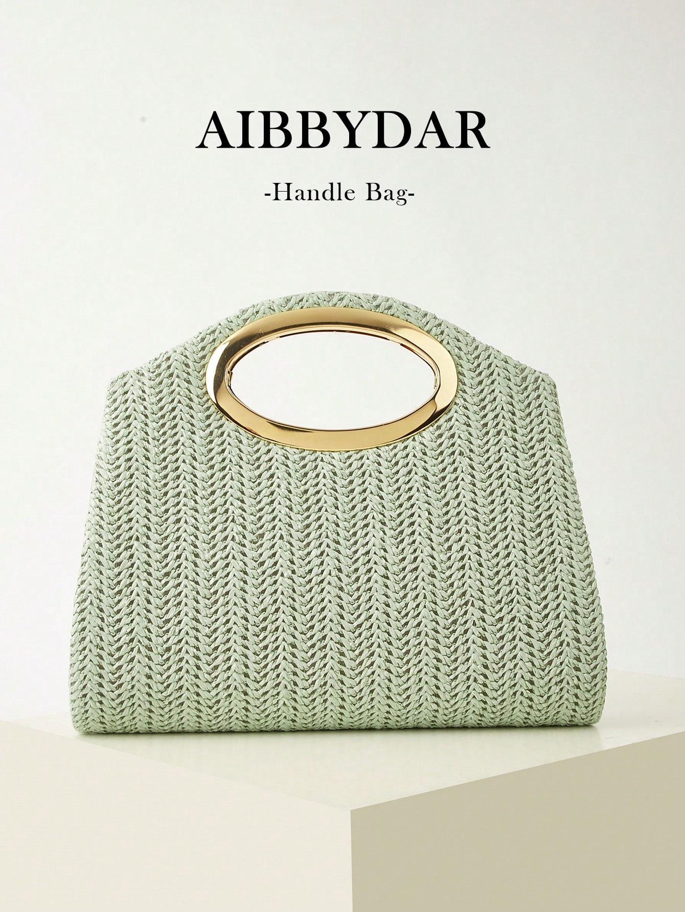 AIBBYDAR حقيبة يد للنساء، بلون أخضر نعناعي، حقيبة...