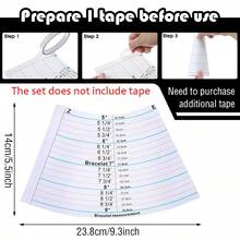KLONKEE 2pcs Bracelet Sizer Tool, Bracelet Inner Diameter Measuring Card, Wrist Size Measurement Tool, Bracelet Circumference Measuring Tool, Suitable For DIY Bracelet Jewelry Making, Convenient Portable Crafting Tool - Multicolor - View 5