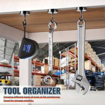 2 Móc Từ Tính Chịu Lực Cao, Dùng Để Lưu Trữ Đồ Dùng Trong Cabin Tàu Du Lịch! Chất liệu kim loại đen, có chức năng treo, dễ dàng lắp đặt trên tường, kiểu dáng hiện đại, bề mặt sơn, vật dụng trang trí nhà cửa thiết yếu, chắc chắn và bền bỉ, lực kéo (0-9kg)