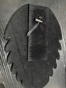 1 Set Jewelry Display Stand With Bust, Necklace, Pendant And Earring Holders, Pyramid-Shaped Display Rack, Suitable For Valentine's Day/Back To School Season - Black - View 8