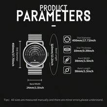 Đồng hồ nam công sở, chất liệu thép không gỉ, chống nước, khóa cài ẩn, hiển thị ngày, quà tặng ngày lễ cho chồng hoặc bạn trai. - Đồng hồ thạch anh cao cấp - Xem 9