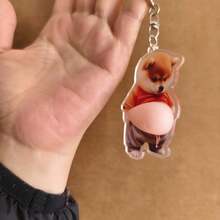 1个亚克力小狗挤压玩具 - 可爱创意减压玩具，钥匙扣，生日、节日、圣诞节、游戏爱好者的完美礼物 - 彩色 - 查看 5