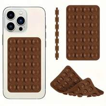 Giá đỡ điện thoại bằng silicon kiểu giác hút, 28 giác hút riêng biệt không cần keo dán, có thể tái sử dụng, hai mặt, thích hợp dùng khi trang điểm, tập thể dục, tắm, lái xe, nhà bếp. Quà tặng mùa xuân. - Nhiều màu - Xem 27