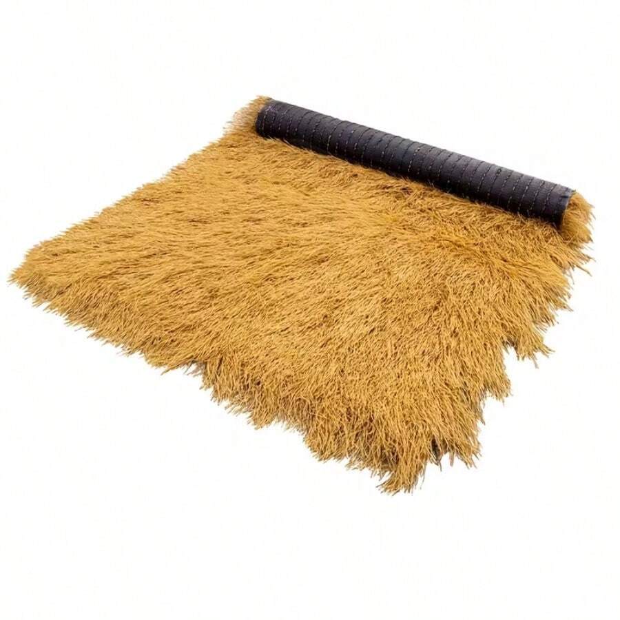 Tấm lợp mái giả rơm, cỏ nhân tạo, dùng cho quán bar, nhà gỗ, chòi nghỉ, nhà kho ngoài trời, trang trí mái nhà, mái giả rơm đẹp mắt. - 1 CÁI - Xem 1