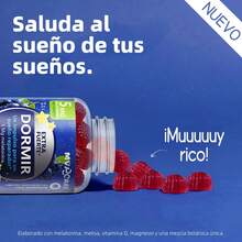 MVPCARE Gominolas de melatonina, suplemento para el sueño en adultos, 5 mg de melatonina, 90 caramelos blandos con sabor a arándanos, para un máximo de 45 días. - 2 botellas - Ver 5