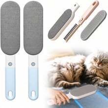 Máy lăn tẩy lông thú cưng đa chức năng, chống tĩnh điện, phiên bản nâng cấp năm 2026, bao gồm 4 đầu vệ sinh dùng cho đồ nội thất, thảm và quần áo. - Bộ 2 món màu xanh dương - Xem 6