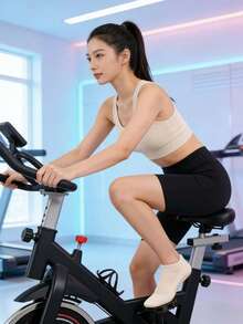 8 双柔软、轻便、透气的女士短瑜伽袜，适合春秋季日常穿着、普拉提、瑜伽、有氧运动、户外跑步、骑自行车、徒步旅行 - 彩色 - 查看 4