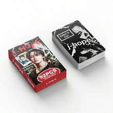 92张JHOPE小卡，3英寸收藏小卡，柾国手写贴纸，LOMO卡片，贺卡 - 彩色 - 查看 6