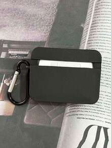 1pc Black TPU Mirror Graffiti Heart Earphone Protective Case, Compatible With Apple Pro 1/2/3 Bluetooth Wireless Earphones, Anti-Drop - Multicolor - View 3