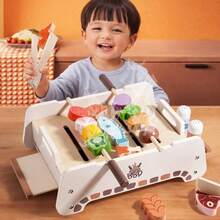 Kids Pretend Play Barbecue Grill Toy, Simulated Cooking Stove, Suitable For Boys And Girls - Multicolor - View 2