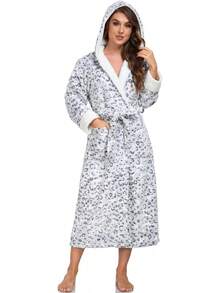 Bathrobe - Gris (Leopard Gray) - View 9