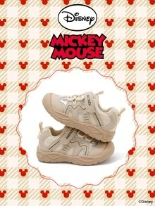 Disney 米奇官方授权联名款 | 一双儿童运动鞋，适合日常、节日、运动和户外活动穿着。穿着舒适贴合脚型，防滑、耐磨、透气。（男童运动鞋、男童板鞋、儿童运动鞋、女童运动鞋、女童板鞋） - 棕色 - 查看 2