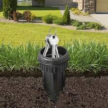 1pc Outdoor Sprinkler Head Key Holder, Simulation Sprinkler Design Hidden Key Box, Secure Key Storage Hider For Yard Lawn Patio Decoration - Key Storage - View 1