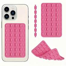 Giá đỡ điện thoại bằng silicon kiểu giác hút, 28 giác hút riêng biệt không cần keo dán, có thể tái sử dụng, hai mặt, thích hợp dùng khi trang điểm, tập thể dục, tắm, lái xe, nhà bếp. Quà tặng mùa xuân. - Nhiều màu - Xem 16