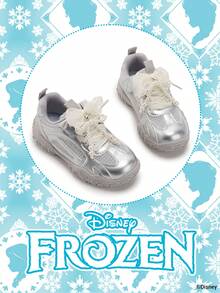 Disney 迪士尼官方授权与《冰雪奇缘》联名推出 | 一系列迪士尼儿童运动鞋，包括艾莎公主运动鞋、安娜公主运动鞋和阿伦黛尔公主运动鞋，适合日常假日运动和户外穿着。舒适防滑、耐磨透气，呵护双脚。（儿童运动鞋、童鞋、女童鞋） - 銀色 - 查看 2