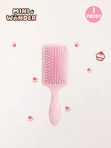 4pcs/1pc Leisure Style Macaron Solid Color Airbag Comb Set, Portable Air Cushion Mini Comb - Nylon Mane, Ergonomic Handle, Compact And Lightweight, Suitable For Use At Home, Travel And On The Go, Travel Hair Care Tool, Fashionable Comb, Plastic Handle - Multicolor - View 6