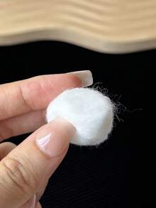 50/100片装卸甲棉片，指甲清洁湿巾，凝胶指甲油卸除棉片，一次性指甲护理清洁棉球 - 白色 - 查看 5