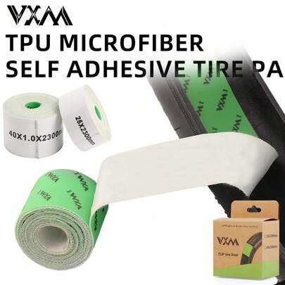 1 Cuộn màng lót săm xe đạp tự dính bằng sợi TPU, chống thủng, dùng cho xe đạp leo núi và xe đạp đường trường, cỡ 26"/29"