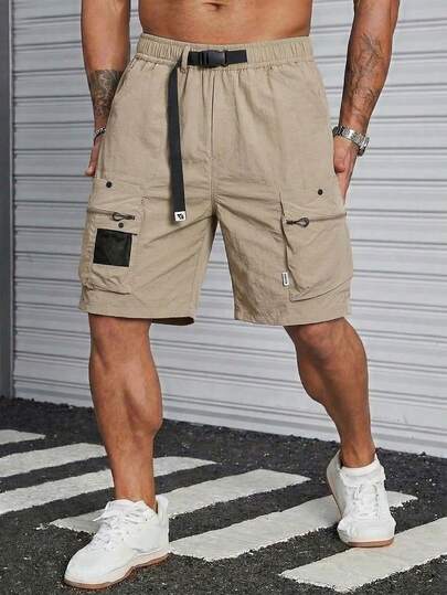 男士夏季工装短裤，休闲百搭，适合通勤和街头穿着
