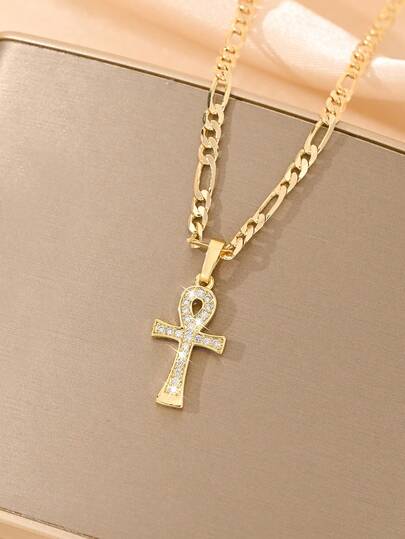 14k Gold Plated Copper Material Necklace, Starburst Style Small And Exquisite, Zirconia Inlay Adds Luster, Unisex Jewelry For Boys And Girls, Fashionable Daily Accessory, Light And Comfortable To Wear, Suitable For Various Daily Outfit Styles