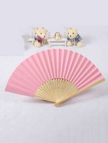 1/5 chiếc quạt giấy gấp, quạt giấy tre cầm tay, quạt giấy tre cho phù dâu, trang trí tiệc độc thân, đạo cụ chụp ảnh, quạt giấy tre cầm tay tự làm, trang trí tiệc sinh nhật, thích hợp cho lễ đính hôn, lễ tốt nghiệp, trang trí tiệc cưới, trang trí phòng ngủ, bàn ăn, đạo cụ chụp ảnh biểu diễn tiệc, trang trí phòng khách, văn phòng. - cái quạt - Xem 15