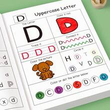 Buku Latihan Menulis Huruf ABC untuk Anak-Anak 48 Halaman | Buku Latihan Huruf A-Z, Cocok untuk Prasekolah dan Taman Kanak-Kanak | Buku Latihan Menulis Awal yang Menyenangkan, Termasuk Halaman Menggambar, Buku Latihan, dan Latihan Kata Ajaib, Merupakan Hadiah yang Bagus dan Buku Latihan Menulis Bahasa Inggris yang Praktis dan Tahan Lama, Sempurna untuk Digunakan Selama Tahun Ajaran Sekolah. - MultiWarna - View 3