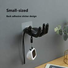 Hand-Shaped Wall Mounted Storage Rack, Modern Home Organization Product, Easy Installation, Multi-Functional, Suitable For Hanging Balls, Clothes And Other Items, 2 Size Options - Multicolor - View 9