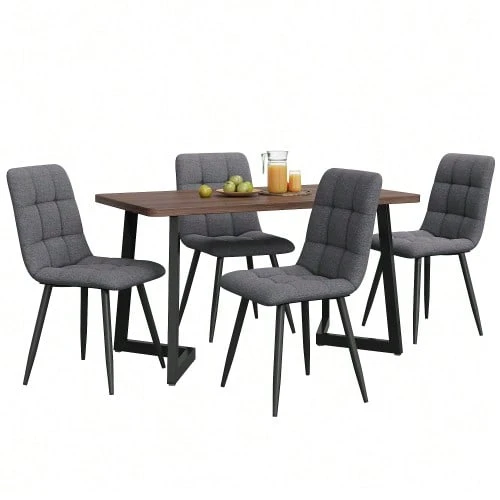 Dining Table & Chair Sets - Walnut - View 1