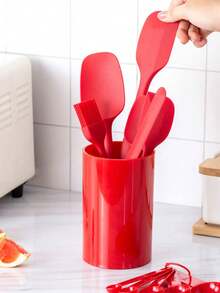 1pc Multi-Function Knife Holder Rack, Can Store Knives, Scissors, Chopsticks, Spoons And Other Kitchen Utensils, Suitable For Home Decor In Spring, Summer, Autumn And Winter, Great Gift For Mother's Day And Father's Day - Multicolor - View 5