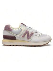 New Balance NB 574LG 系列复古跑鞋、休闲运动鞋、男女情侣鞋 U574LGLG - 灰色 - 查看 2
