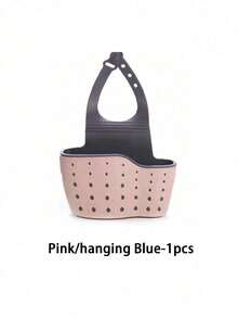 Hanging Sink Organizer With Silicone Storage, Adjustable Strap, Sponge & Drain Rack - General Purpose - View 14