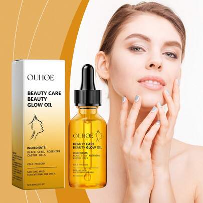 30毫升/1.0液盎司面部保湿精油，滋润滋养面部肌肤，柔嫩肌肤，提亮肤色，淡化细纹