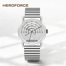 Đồng hồ nam công sở, chất liệu thép không gỉ, chống nước, khóa cài ẩn, hiển thị ngày, quà tặng ngày lễ cho chồng hoặc bạn trai. - Đồng hồ thạch anh cao cấp - Xem 10