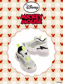Disney 米奇官方授权合作款 | 一双迪士尼儿童运动鞋，适合日常、节日、运动和户外活动穿着。穿着舒适贴合，防滑、耐磨、透气。（男童运动鞋、男童板鞋、儿童运动鞋、女童运动鞋、女童板鞋） - 黑色 - 查看 2