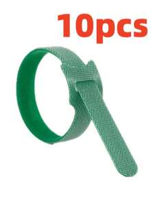 10/100/300pcs Reusable Adjustable Green Garden Nylon Plant Ties, Non-Slip - Ideal For Climbing Plants, Support And Garden Maintenance | And Easy-To-Use Gardening Tool - Multicolor - View 14