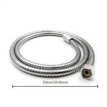 G1/2接口（0.79英寸/2厘米）淋浴软管，柔性不锈钢手持淋浴软管，黄铜接头，可替换金属伸缩淋浴软管 - 彩色 - 查看 14