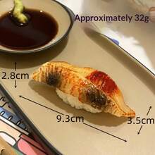1个最新潮流PVC逼真日式三文鱼寿司仿真食物模型挤压玩具 - 完美礼物 - 生日礼物 - 理想礼物 - 惊喜礼物 - 节日礼物 - 季节性礼物 - 万圣节礼物 - 圣诞节礼物 - 游戏爱好者优雅礼物 - 礼物 - 复活节礼物 - 彩色 - 查看 5