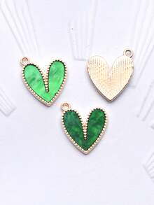 10个/20个/50个/100个随机混装合金桃心爱心吊坠 DIY饰品制作配件 - 心形 - 查看 36