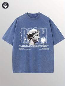 1PC Rich Print Oversized Cotton Solid Drop Shoulder T Shirts For Men Vintage Streetwear Basic Tees Baggy Hip Hop Unisex Tops Acid Wash Tshirt Summer Tops Summer Clothes Shirts Summer Graphic Tees Women T Shirts Summer Outfits For Women Vacation Outfits Women Tropical Vacation Outfits Going Out Outfits Tropical Outfits For Women Going Out Tops T Shirts Women Summer Top Graphic Tees Women 4th Of July Outfit Women Fathers Day Gift Summer Tops Y2k 4th Of July Oversized T Shirt Streetwear Women - Màu xanh hải quân - Xem 7