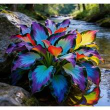 Large Brilliant Elephant Ear Excellent Display Potted Nature's Exchange Space Artwork Decoration- Round Color For, Garden, Weddings & Events - Low-Maintenance All-Season Decoration - SEED - View 2