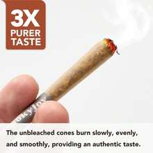 SmokyJoy Cones Rolling Papers Pre Rolled Pop Cone 1 1_4 Size - 4 Flavor Preroll Pre Rolls Paper With Filter Tips And Packing Tubes Included, 24 Pack - White - View 5