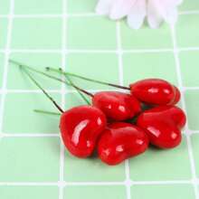 10pcs Red Heart Cake Decorations, Cake Toppers - A - View 6