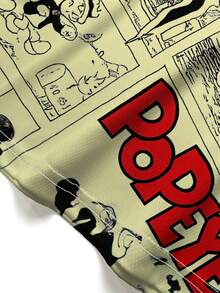 男士3D印花波巴·费特图案T恤 - 复古漫画艺术，透气修身休闲款，可机洗，日常穿着，趣味设计，舒适面料 - 薑色 - 查看 6