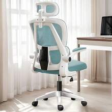 Ergonomic Office Chair Comfort Home Desk Chair Adjustable High Back Mesh Chair Lumbar Support Computer Chair With Flip-Up Arms For Work, Study, Gaming - A - View 9